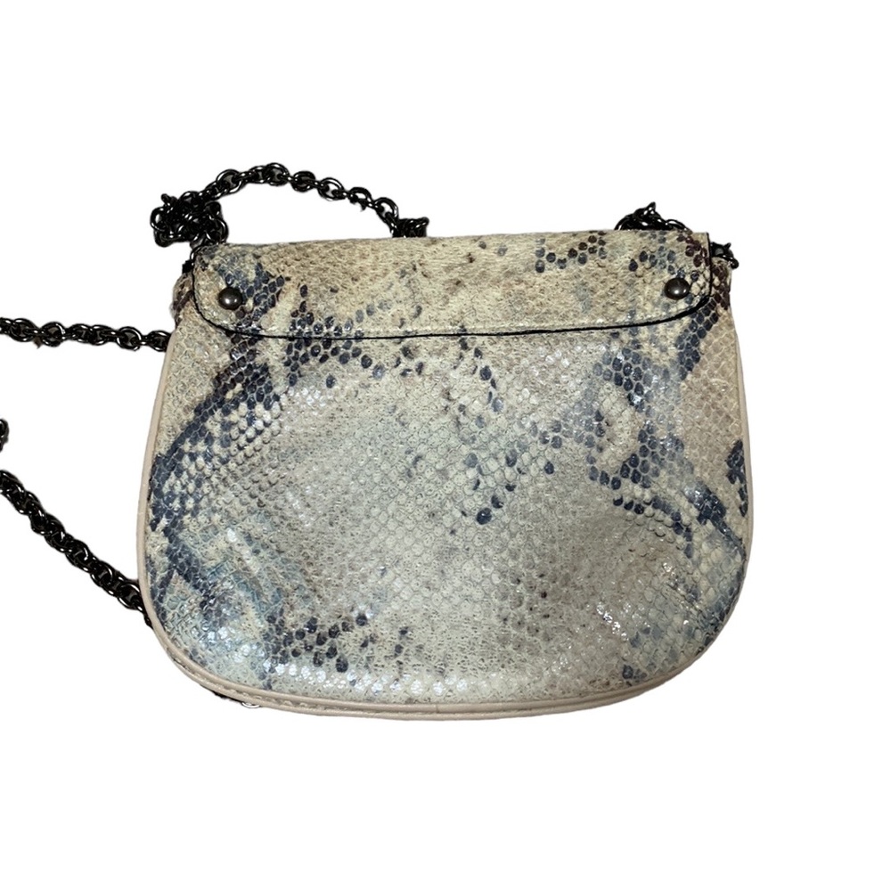 Embossed Python Coach Chain Crossbody - image 6